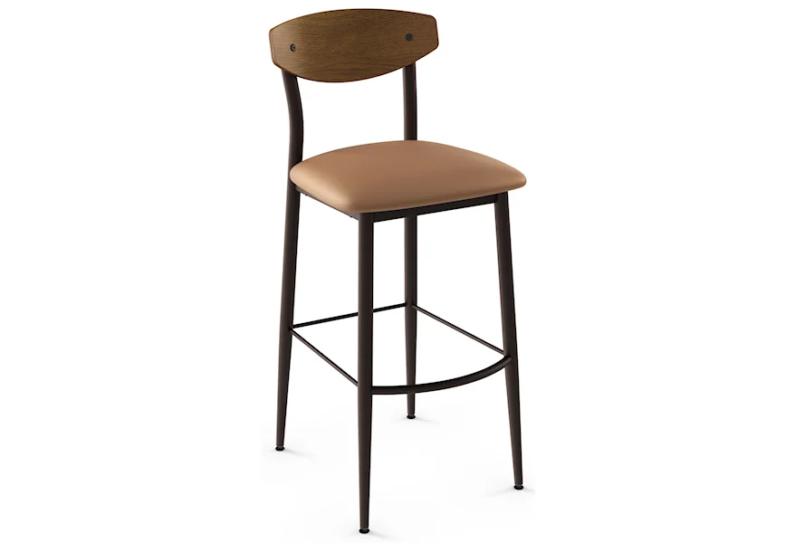 Nordic 26" Hint Counter Stool by Amisco at Esprit Decor Home Furnishings